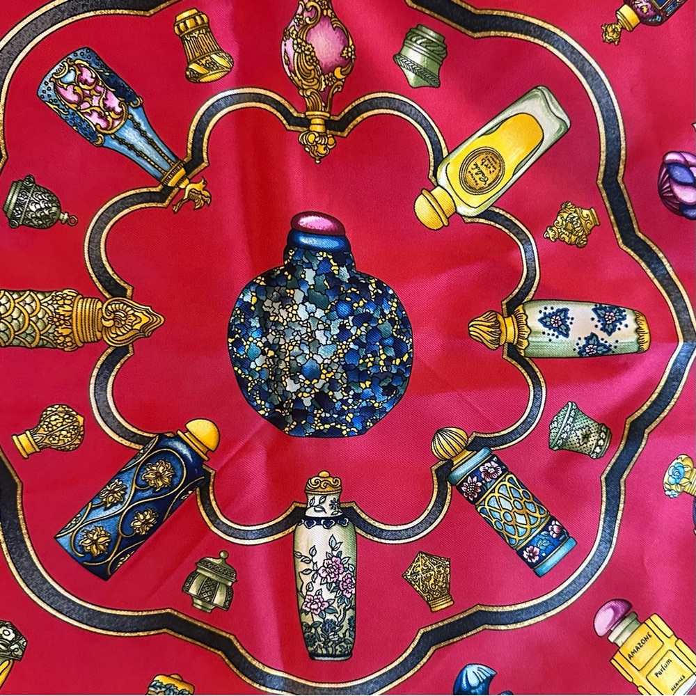 Hermès | Vintage Le Flacon Silk Scarf - Picture 8 of 13